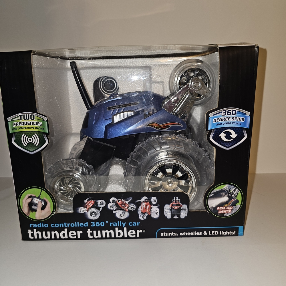 360° Rally Car - Metallic Blue Thunder Tumbler